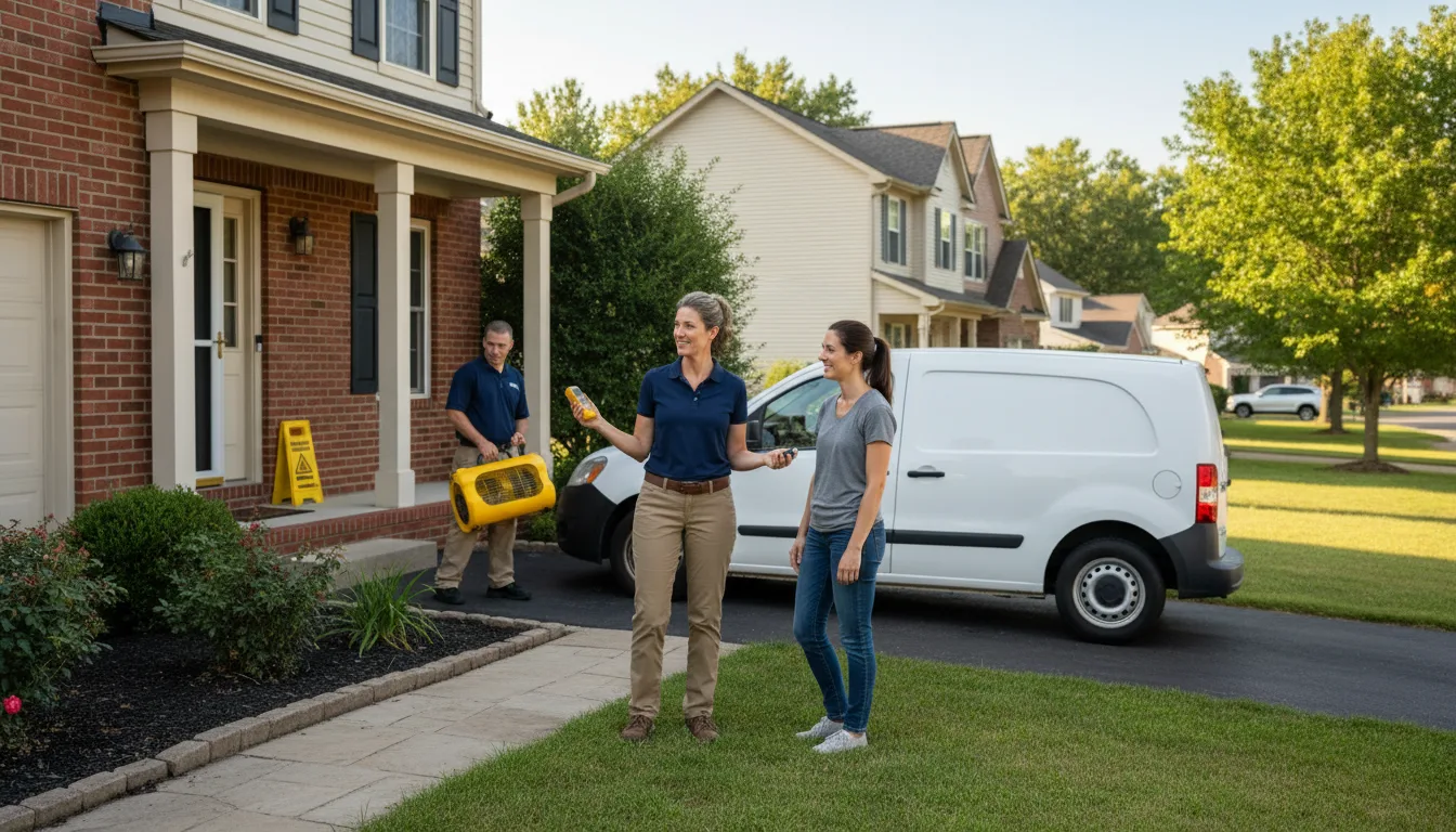 Water restoration image for Dehumidification And Cleanup Services in Williston, SC
